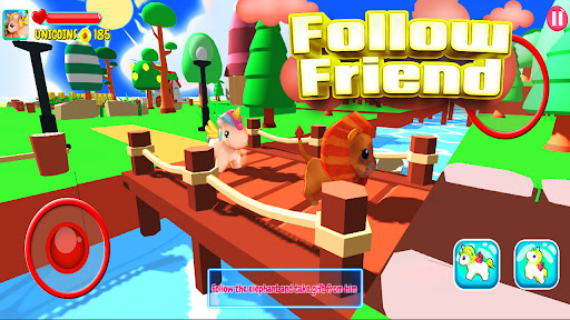 Cute Baby unicorn - little pony pet care game