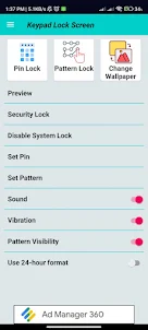 Keypad Lock Screen Safety
