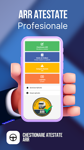 Android application ARR Atestate Profesionale screenshort