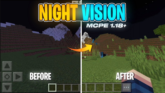 Night Vision Mod for MCPE