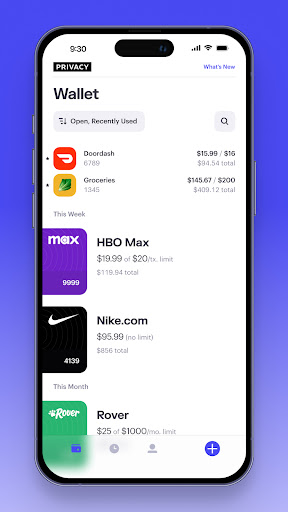 Privacy.com Screenshot 1 - AppWisp.com