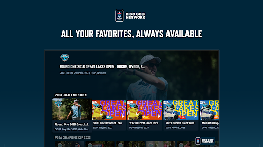 Screenshot of Disc Golf Network