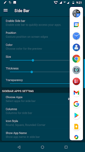 Edge Side Bar - App Shortcuts Screenshot