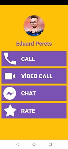 Android application EdisonPts Video Call - Chat screenshort