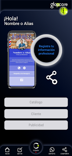 Android application Glopcare screenshort