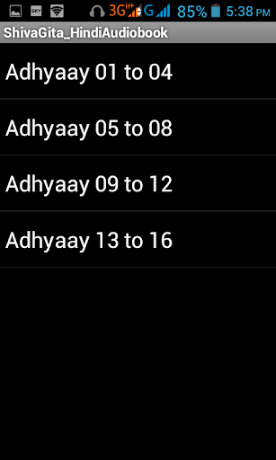 Shiv Gita Audio Screen 3