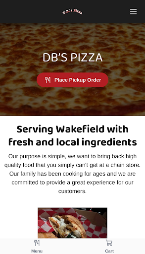 DB's Pizza Screenshot 1 - AppWisp.com
