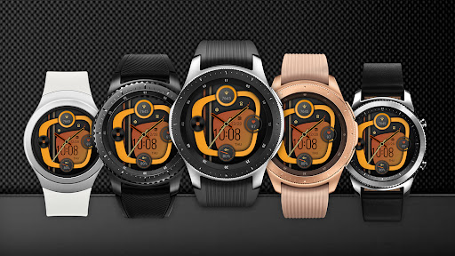 Android application Orange Clock For Wear OS screenshort
