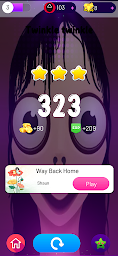 Scary Momo in cat piano tiles