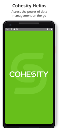 Android application Cohesity Helios screenshort
