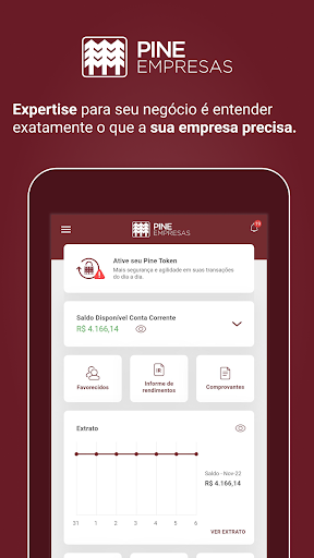 Android application Pine Empresas screenshort