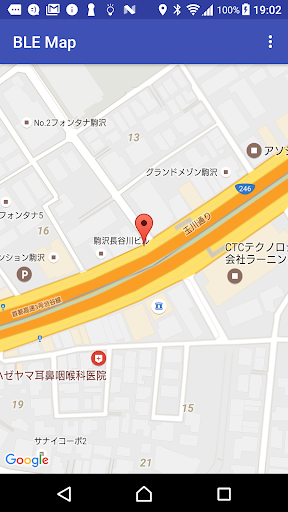 Android application BLE Map screenshort