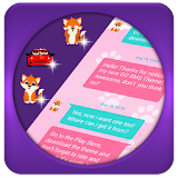 Foxy Cat SMS Theme icon
