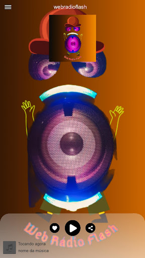 Android application Web Radio Flash screenshort