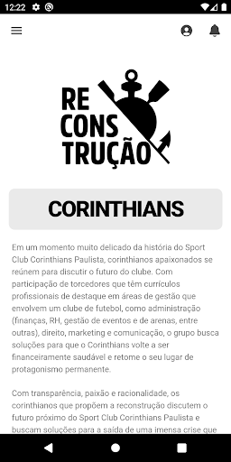 Android application Reconstrução screenshort