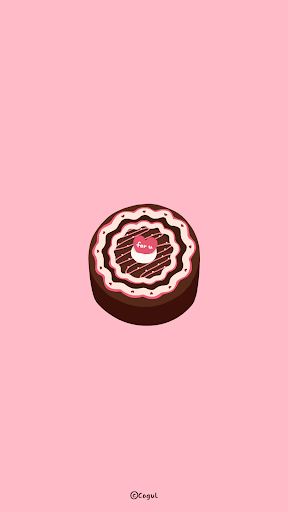 Android application 카카오톡 테마 - 초코 케이크 screenshort