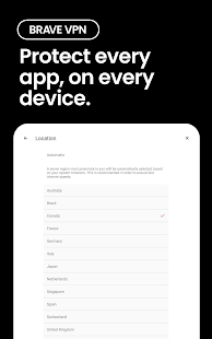 Brave Private Web Browser, VPN Bildschirmfoto