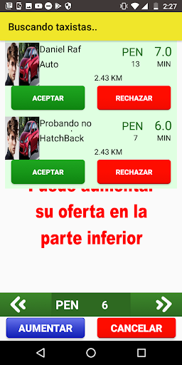 Servtaxi Huaraz Screen 2