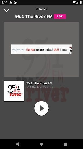 95.1 The River FM Screen 2