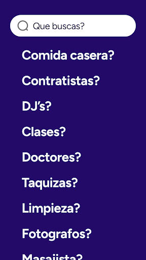 Android application Confi - Directorio Hispano screenshort