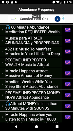 Abundance Frequency - Music