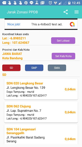 Jarak Zonasi PPDB 2025 Screenshot 4 - AppWisp.com