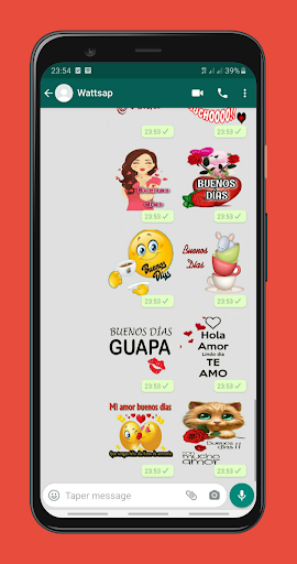 Pegatinas Gracias amor con flores WAStickerApps