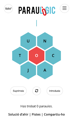 Android application Paraulogic screenshort