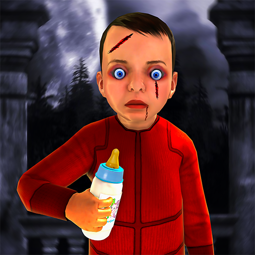 Scary Baby Dark Yellow House logo