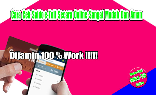 Cara Cek Saldo e-Toll Online