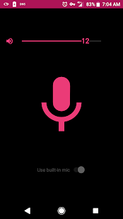 Snímek obrazovky Mic2phone