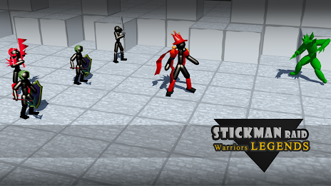 Stickman Raid Warriors Legends poster 1