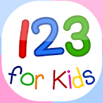 Cover Image of डाउनलोड 123 for Kids | Number Flashcard Preschool Toddlers 1.1.1 APK