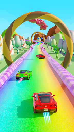 Android application Car Crash Stunt Racing Master screenshort
