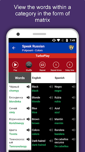 Screenshot of Learn Russian Language Offline