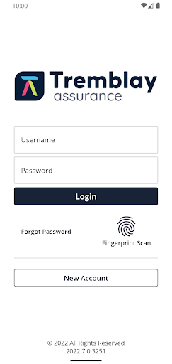 Android application Tremblay Assurance screenshort