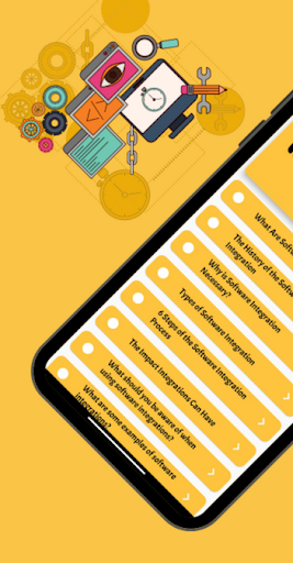 Android application Software Integrations screenshort