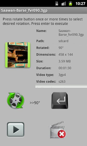 Fast Video Rotate Trial Screen 2