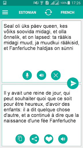 Estonian French Translator Screen 2