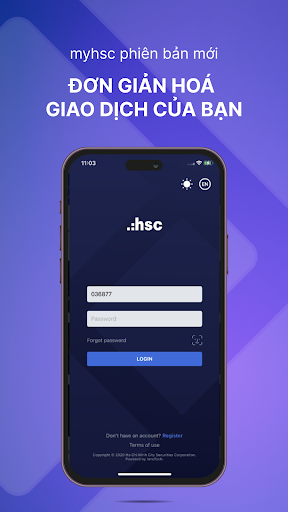 Android application myhsc screenshort