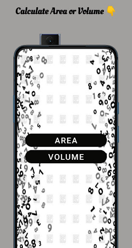 Android application Area & Volume Calculator screenshort