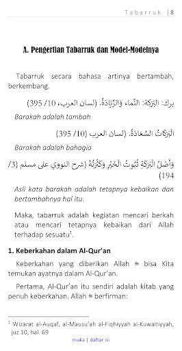 Tabaruk Dalam Timbangan Sariah Screen 3
