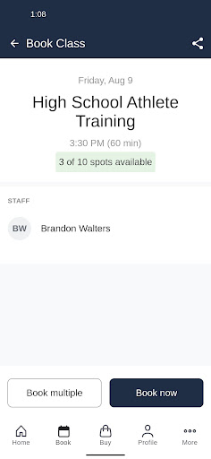 Gage Strength Training Screen 3