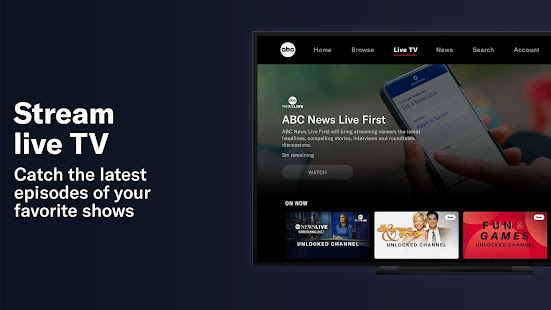 ABC: Watch TV Shows, Live News Screenshot