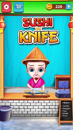 Sushi vs Knife - Screenshot 1