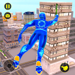 Cover Image of Télécharger Jeux de robots Miami Rope Hero  APK
