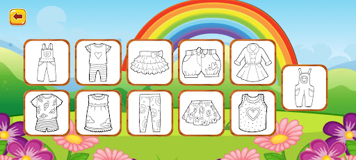 Screenshot of Coloring Book: Games for Girls