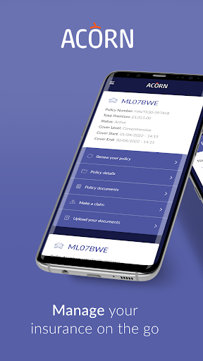 Android application Taxi Insurance by Acorn screenshort