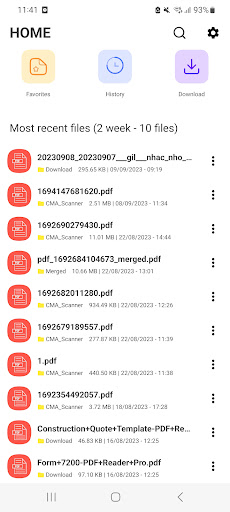 Android application PDF Reader - PDF Viewer screenshort