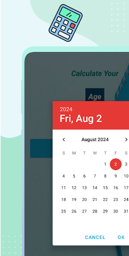 Simple Age Calculator Screen 2